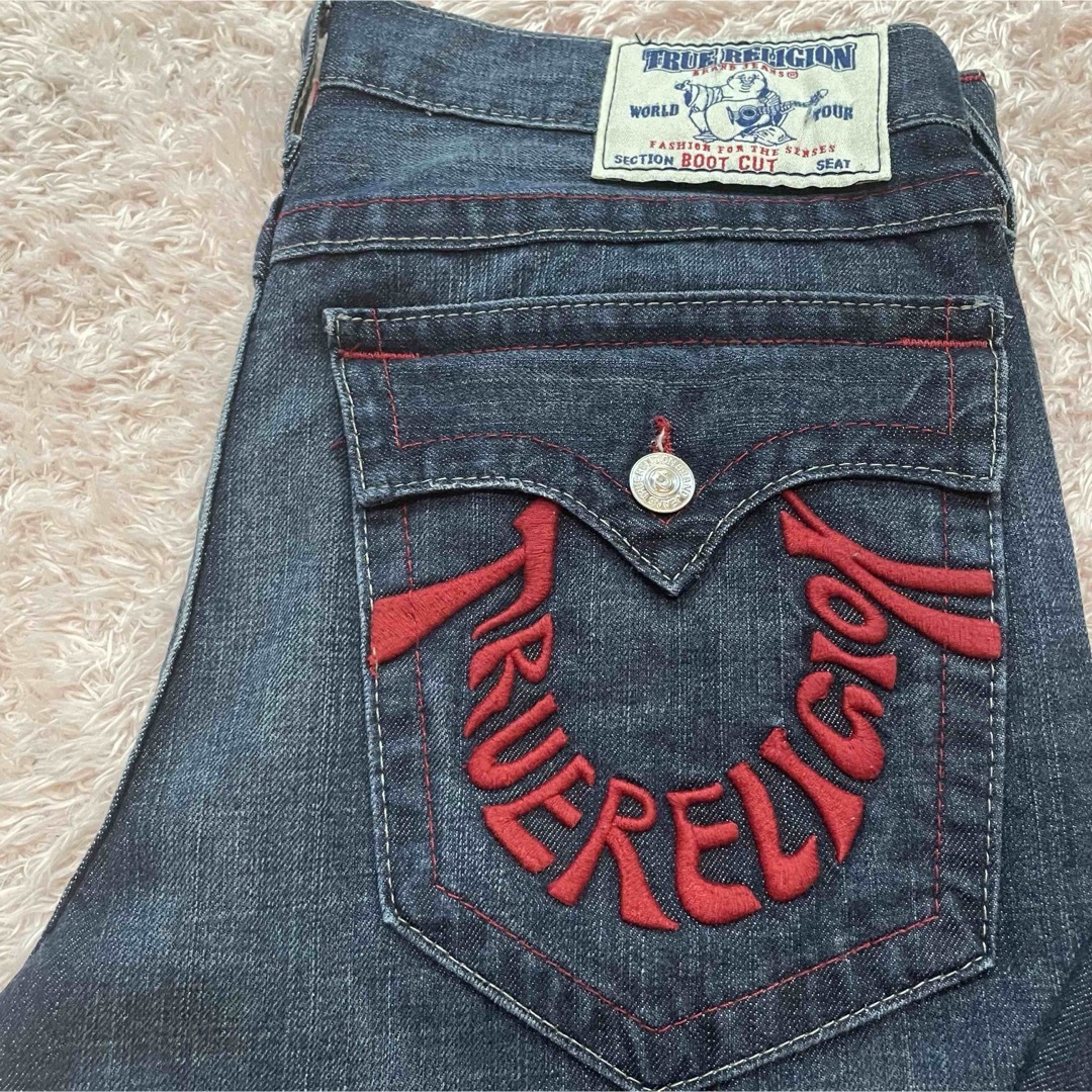 True Religion(トゥルーレリジョン)のTRUE RELIGION  BOOT CUT ブーツカットデニムW34 メンズのパンツ(デニム/ジーンズ)の商品写真