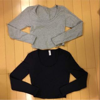 アメリカンアパレル(American Apparel)のアメアパ2点セット カットソー インナー 新品あり(カットソー(長袖/七分))