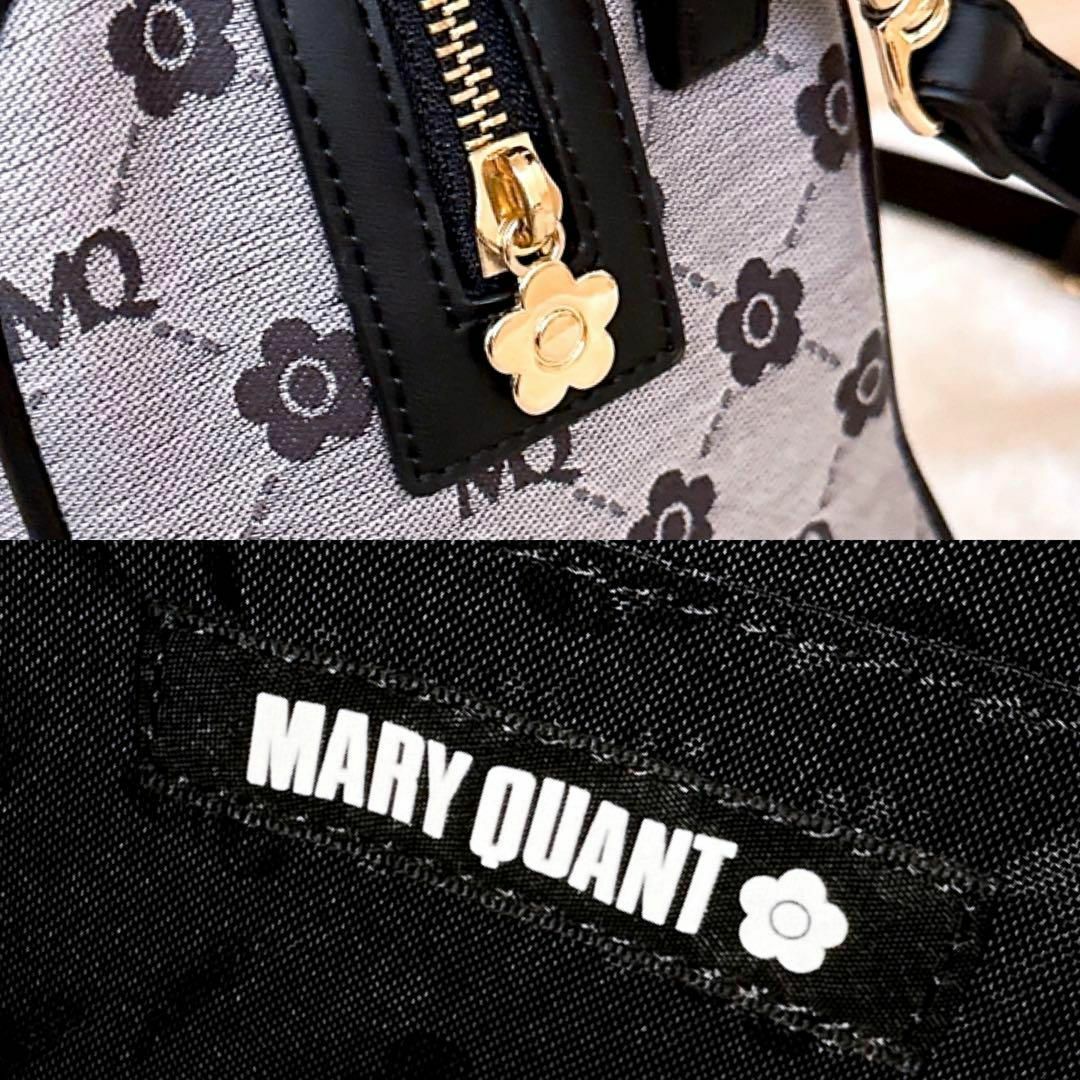 MARY QUANT(マリークワント)の【マリークワント】ジャガード織 デイジー 花柄 MQ 総柄 ショルダーバッグ 黒 レディースのバッグ(ショルダーバッグ)の商品写真