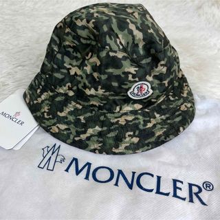 モンクレール(MONCLER)の未使用　MONCLER モンクレール バケットハット 52 カモフラ　ナイロン(帽子)