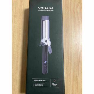 ボダナ vodana GLAMWAVEブラック　40mmヘアアイロン(ヘアアイロン)