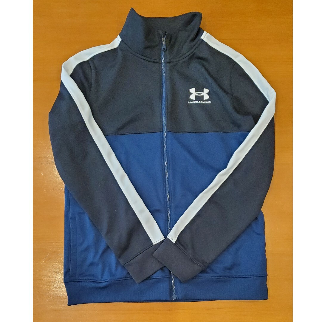 UNDER ARMOUR(アンダーアーマー)の【中古】アンダーアーマー　CBLOCK KNIT　トレーニングスーツ　160 キッズ/ベビー/マタニティのキッズ服男の子用(90cm~)(その他)の商品写真