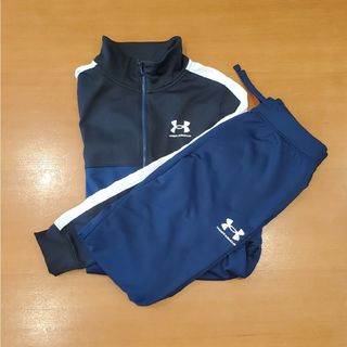 UNDER ARMOUR - 【中古】アンダーアーマー　CBLOCK KNIT　トレーニングスーツ　160