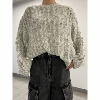 MOUSSY♡ TAPE YARN LOOSE ニット