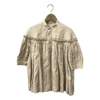 Scye - サイ Linen Tucked Puff Sleeve Shirt レ