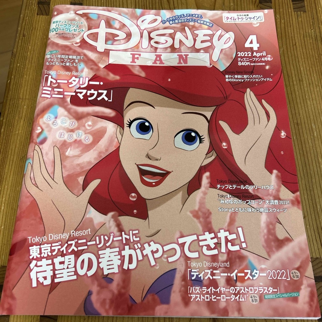 講談社(コウダンシャ)のDisney FAN (ディズニーファン) 2022年 04月号 [雑誌] エンタメ/ホビーの雑誌(その他)の商品写真