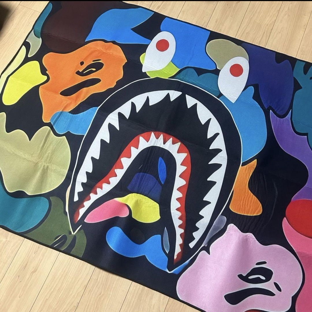 A BATHING APE - カーペット ラグ シャーク カモフラの通販 by A BATHING APE - カーペット ラグ シャーク カモフラの通販 by