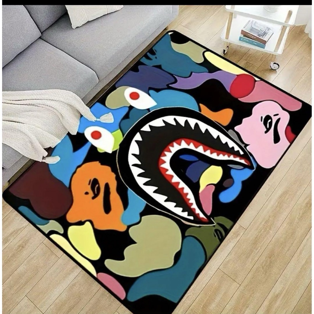 A BATHING APE - カーペット ラグ シャーク カモフラの通販 by A BATHING APE - カーペット ラグ シャーク カモフラの通販 by