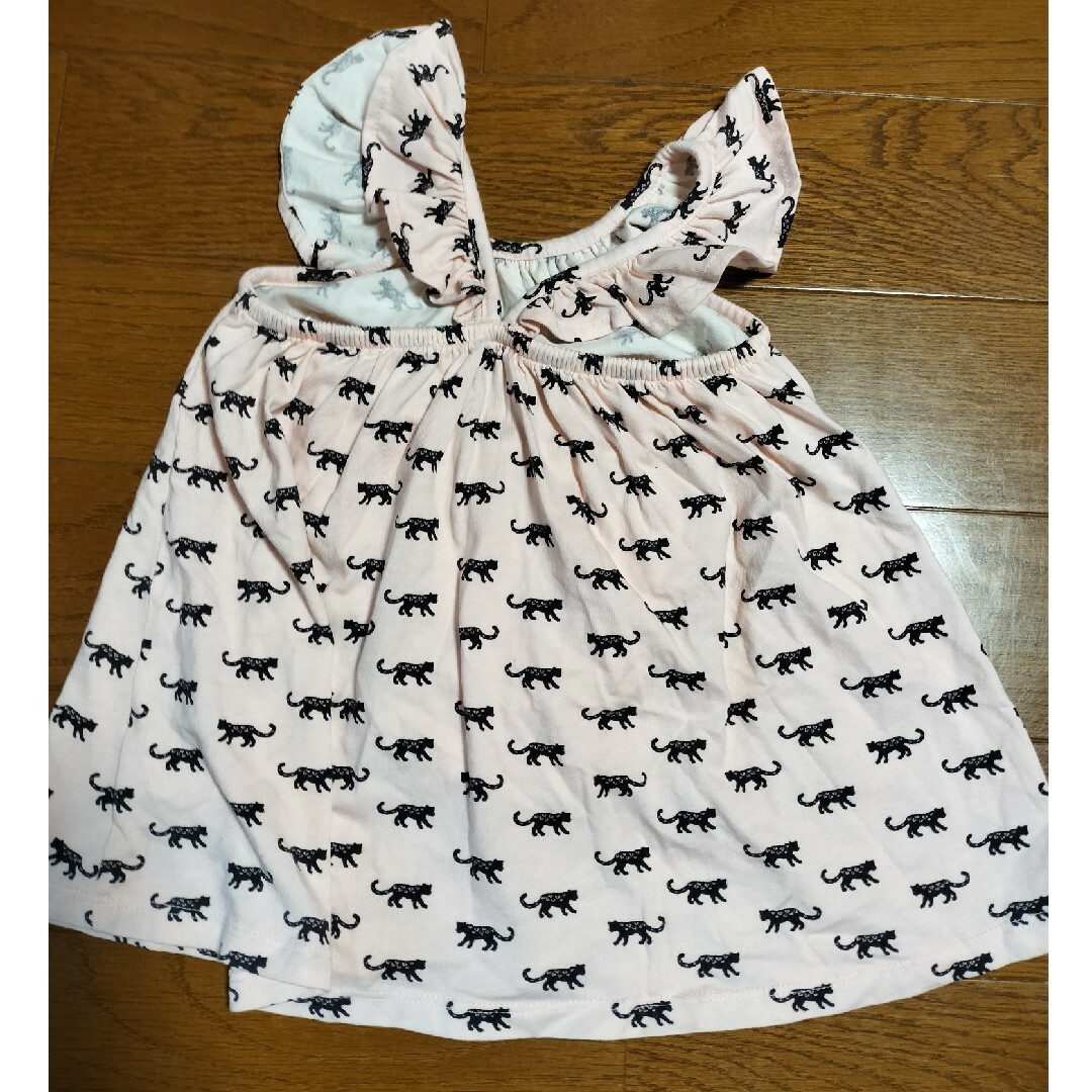 babyGAP(ベビーギャップ)のベビーギャップ　babyGap　新品　ワンピース　アニマル柄 キッズ/ベビー/マタニティのベビー服(~85cm)(ワンピース)の商品写真