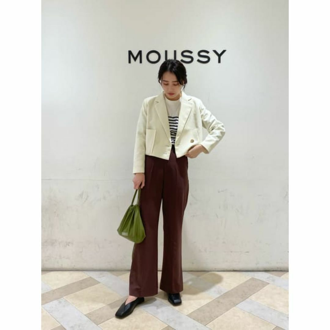 moussy(マウジー)のMOUSSY♡ HW CENTER PRESS FLARE パンツ レディースのパンツ(カジュアルパンツ)の商品写真