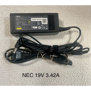 エヌイーシー(NEC)の☆送料込み☆中古純正品NECのACアダプター19V 3.42A(PC周辺機器)