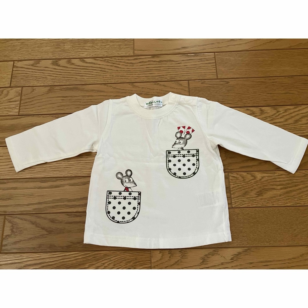 ねずみくんのチョッキ　Tシャツ　80㎝ キッズ/ベビー/マタニティのベビー服(~85cm)(Ｔシャツ)の商品写真