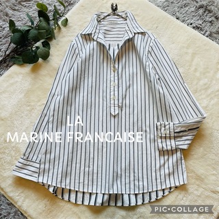 マリンフランセーズ(LA MARINE FRANCAISE)のLA MARINE FRANCAISE マリンフランセーズ　ストライプシャツ(シャツ/ブラウス(長袖/七分))