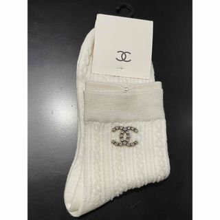 シャネル(CHANEL)のChanelレディースソックス1足 新品未使用(ソックス)