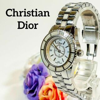 クリスチャンディオール(Christian Dior)の【送料無料】i258 Christian Dior シルバー レディース(腕時計)