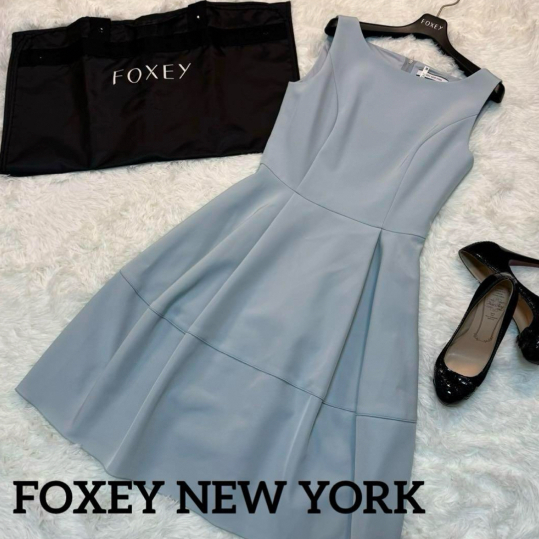 FOXEY NEW YORK(フォクシーニューヨーク)の【FOXEY NEW YORK】マットストレッチグログラン  バロン　ワンピース レディースのワンピース(ひざ丈ワンピース)の商品写真