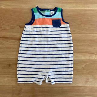 ベビーギャップ(babyGAP)のbabyGAPノースリーブ 夏 80サイズ 12-18months カバーオール(カバーオール)