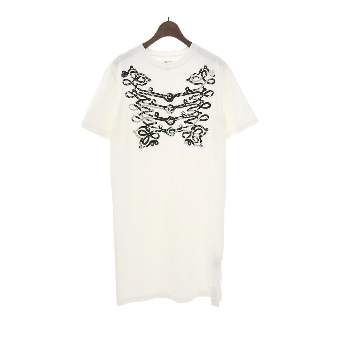 Hermes(エルメス)のエルメス BRIDES de GALA Tシャツ ワンピース レディース ホワイト HERMES 【中古】 【アパレル・小物】 レディースのワンピース(その他)の商品写真