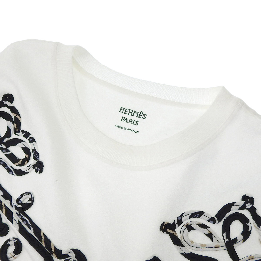 Hermes(エルメス)のエルメス BRIDES de GALA Tシャツ ワンピース レディース ホワイト HERMES 【中古】 【アパレル・小物】 レディースのワンピース(その他)の商品写真