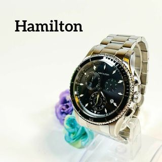 【送料無料】i272 Hamilton ハミルトン クロノグラフ H375120