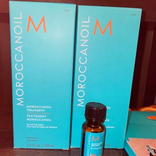 モロッカンオイル(Moroccan oil)のモロッカンオイル オイルポンプ付2本100ミリ　ミニ10m付(トリートメント)