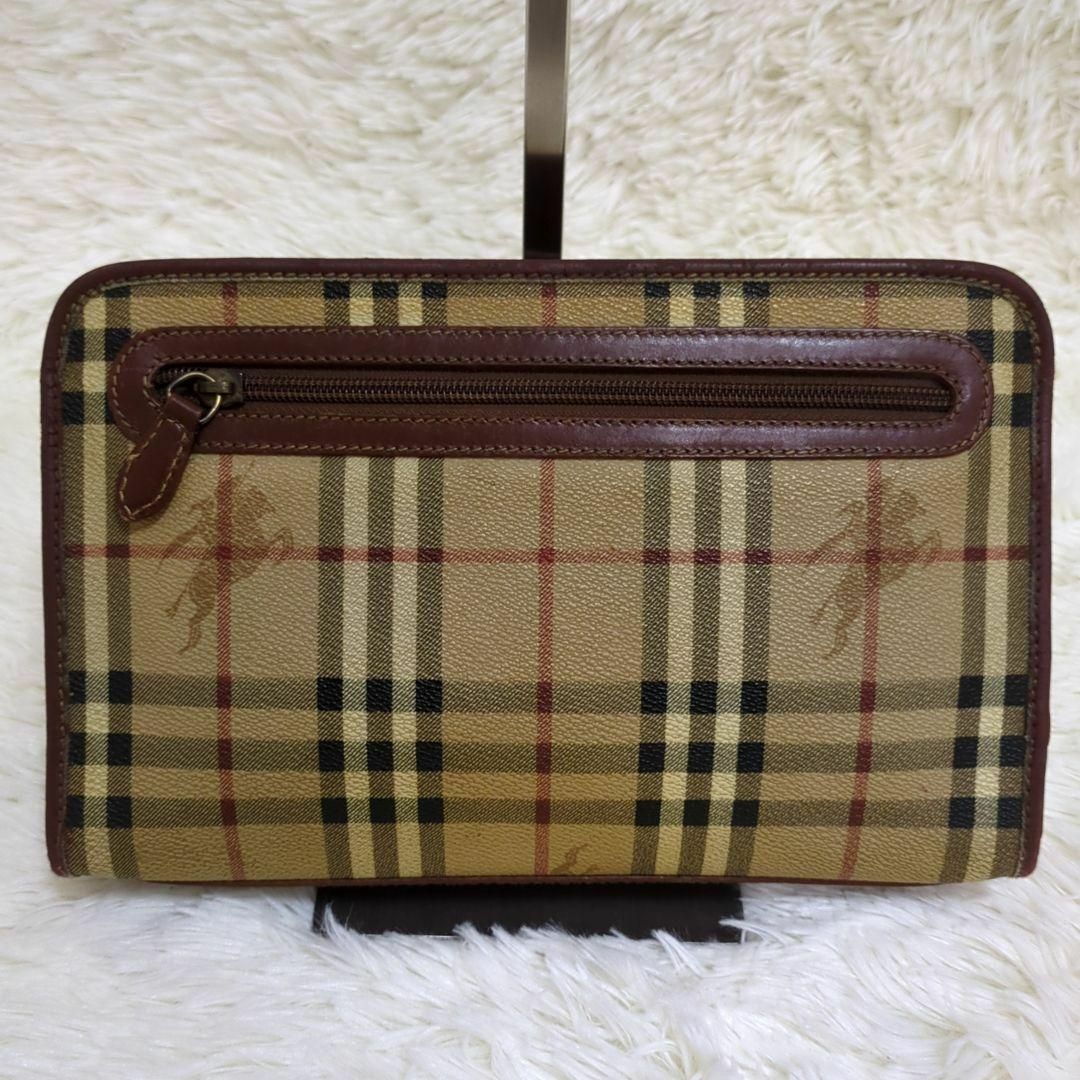 BURBERRY(バーバリー)の✨レア商品✨　バーバリーズ　クラッチバッグ　ノバチェック　シャドーホース　PVC レディースのバッグ(クラッチバッグ)の商品写真