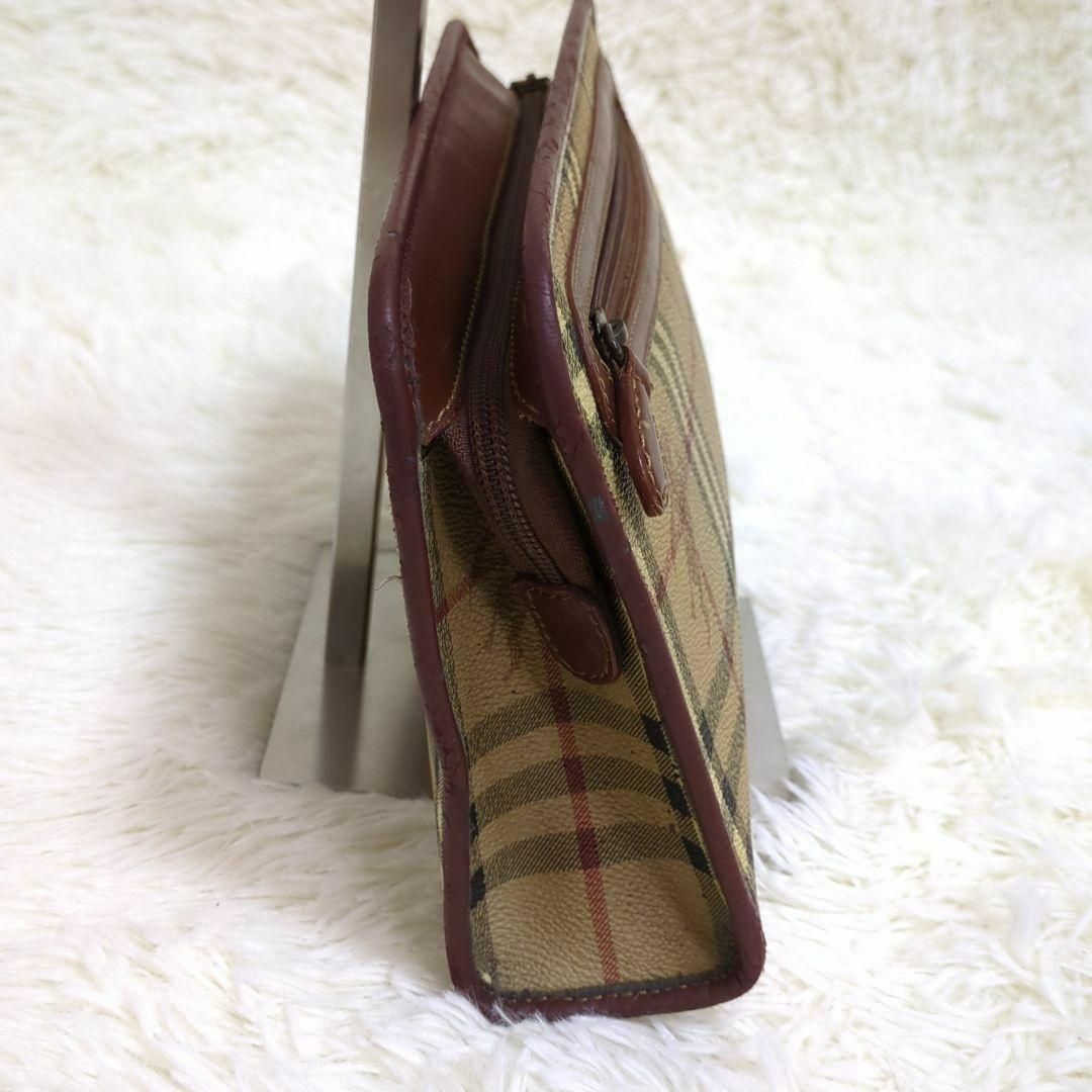 BURBERRY(バーバリー)の✨レア商品✨　バーバリーズ　クラッチバッグ　ノバチェック　シャドーホース　PVC レディースのバッグ(クラッチバッグ)の商品写真