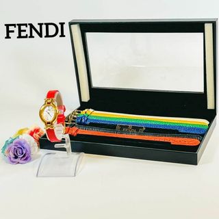 フェンディ(FENDI)の【箱付き】i284　FENDI フェンディ　レザー　ベルトセット　多色(腕時計)