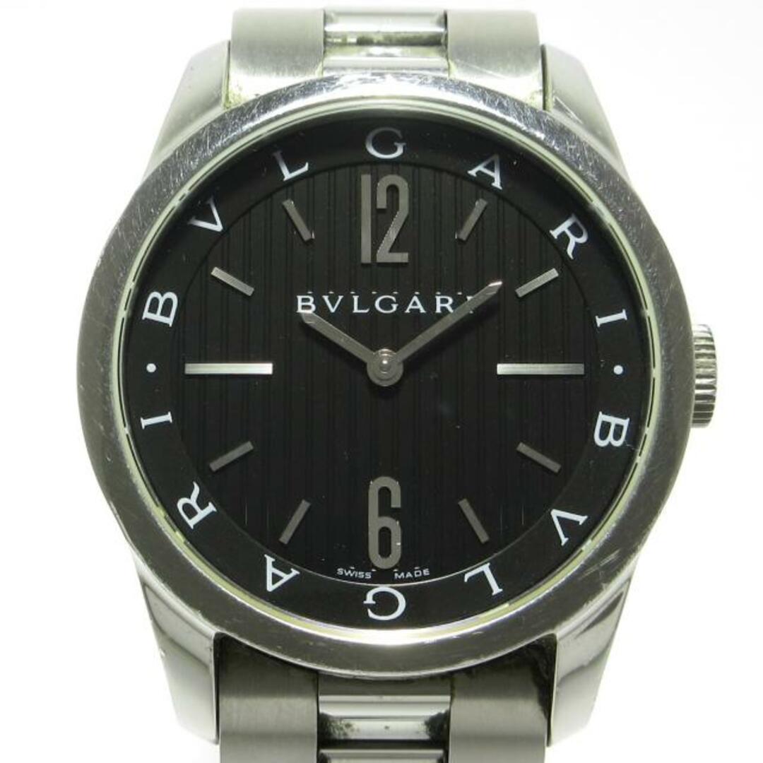 BVLGARI(ブルガリ)のBVLGARI(ブルガリ) 腕時計 ソロテンポ ST37S/ST37BSS メンズ SS 黒 メンズの時計(その他)の商品写真