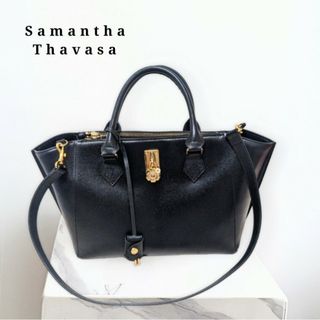 サマンサタバサ(Samantha Thavasa)のサマンサタバサ トートバッグ/ショルダーバッグ ブラック A4サイズ収納可(ショルダーバッグ)