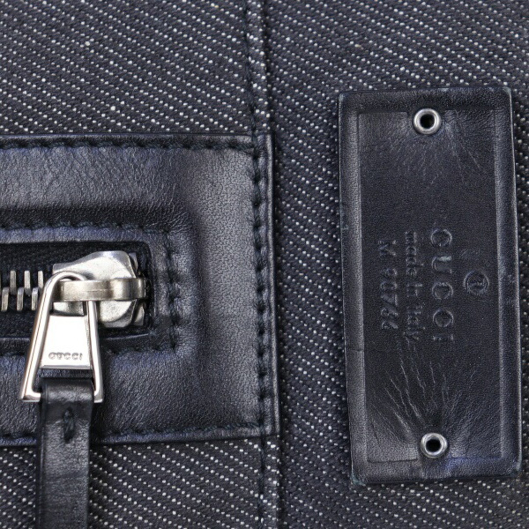 Gucci(グッチ)のAランク【グッチ】2WAYバッグ/90766/デニムキャンバス/ブラック/GUCCI【中古】 メンズのバッグ(その他)の商品写真
