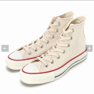 チャックテイラー(CHUCK TAYLOR)のCONVERSEチャックテイラー　生成り22㎝(スニーカー)