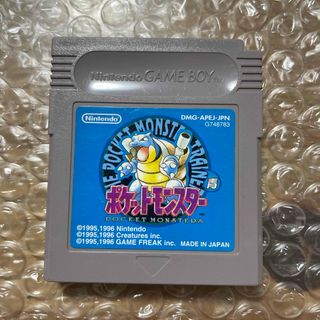 ゲームボーイ(ゲームボーイ)のGBソフト　ポケットモンスター青(携帯用ゲームソフト)