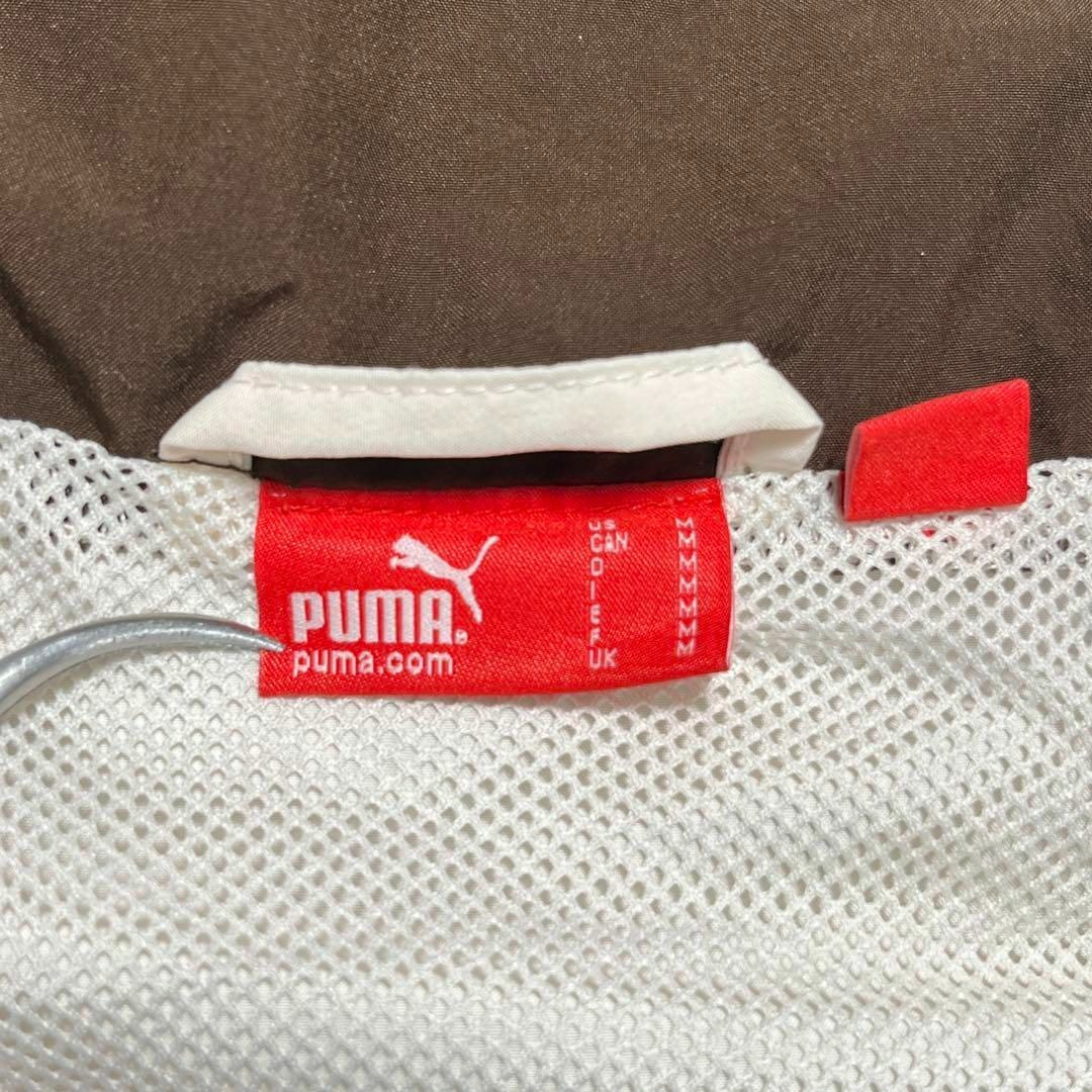 PUMA(プーマ)の【PUMA】プーマ ライトブラウン　ナイロンジャケット　バックプリント メンズのジャケット/アウター(ナイロンジャケット)の商品写真