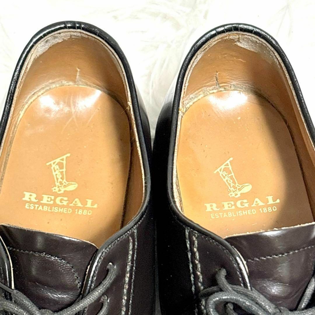 REGAL(リーガル)のREGAL リーガル 2504 プレーントゥ ビジネスシューズ 革靴 ブラウン メンズの靴/シューズ(ドレス/ビジネス)の商品写真