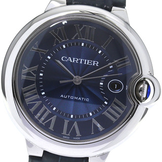 カルティエ(Cartier)のカルティエ CARTIER WSBB0025 バロンブルー 自動巻き ボーイズ 内箱・保証書付き_808039(腕時計(アナログ))