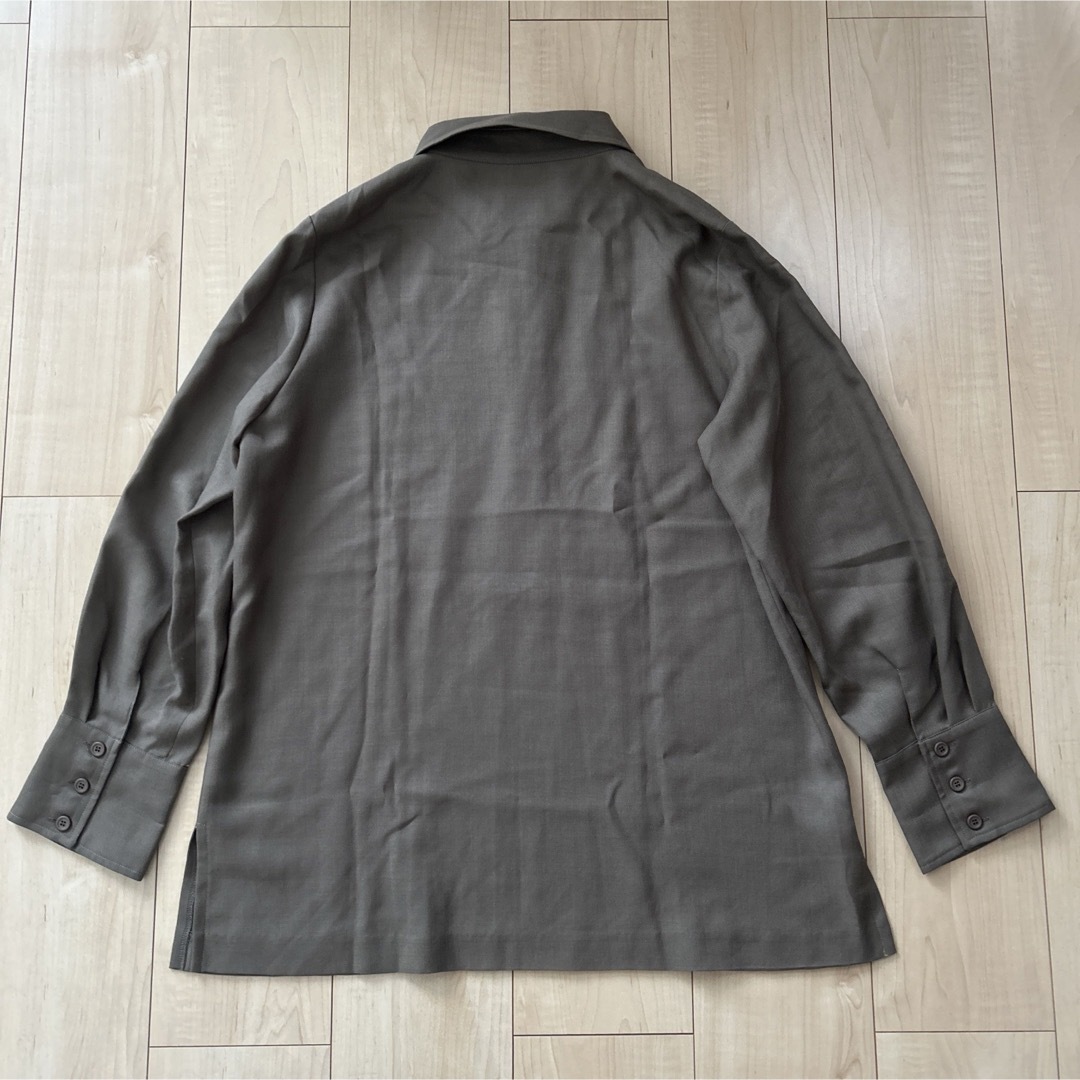 Linea Fresco ウール75% プルオーバーシャツ サイズL レディースのトップス(シャツ/ブラウス(長袖/七分))の商品写真