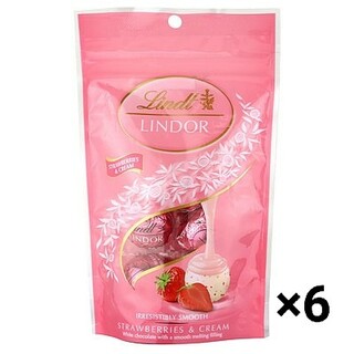 リンツ　リンドール・ストロベリーパック5P×6袋(菓子/デザート)