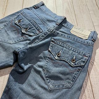 エドウィン(EDWIN)の【EDWIN】エドウィン XVシリーズ フラップ ブーツカットデニムパンツ(デニム/ジーンズ)