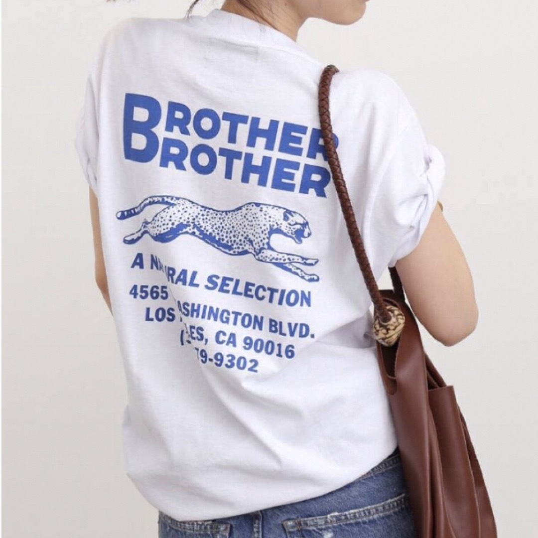 L'Appartement DEUXIEME CLASSE(アパルトモンドゥーズィエムクラス)のアパルトモン BROTHER BROTHER/ブラザー ブラザー S/S TEE レディースのトップス(Tシャツ(半袖/袖なし))の商品写真