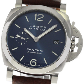 パネライ(PANERAI)のパネライ PANERAI PAM01270 ルミノール クアランタ スモールセコンド 自動巻き メンズ 良品 内箱・保証書付き_813343(腕時計(アナログ))