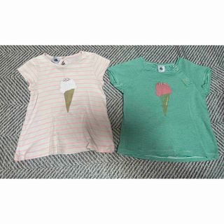 プチバトー(PETIT BATEAU)のPETIT BATEAU プチバトー　半袖シャツ(Tシャツ/カットソー)