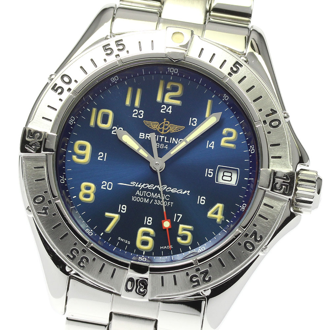 BREITLING(ブライトリング)のブライトリング BREITLING A17040 スーパーオーシャン デイト 自動巻き メンズ 良品 _810431 メンズの時計(腕時計(アナログ))の商品写真