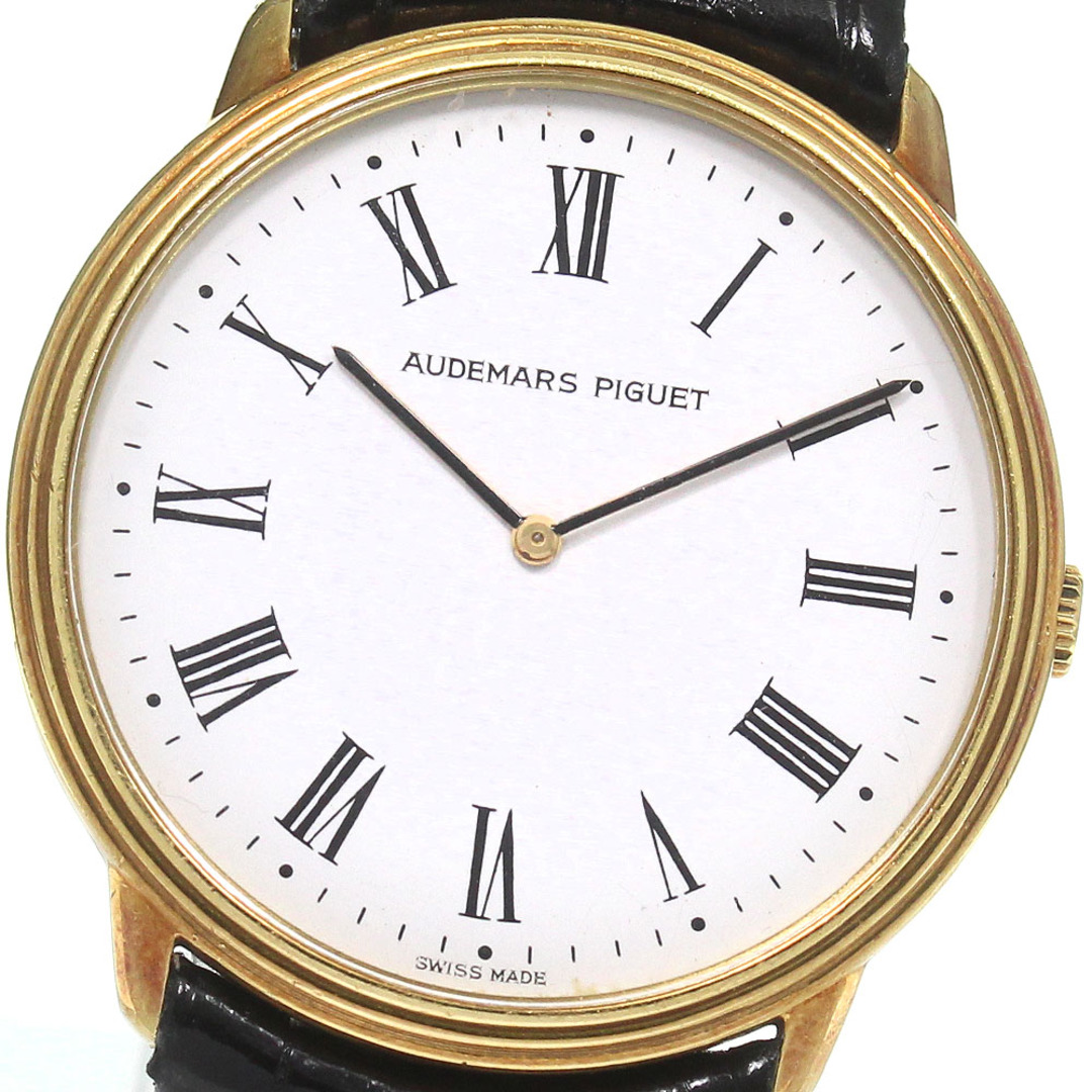 AUDEMARS PIGUET(オーデマピゲ)の訳あり オーデマ・ピゲ AUDEMARS PIGUET K18YG クォーツ メンズ _811122 メンズの時計(腕時計(アナログ))の商品写真