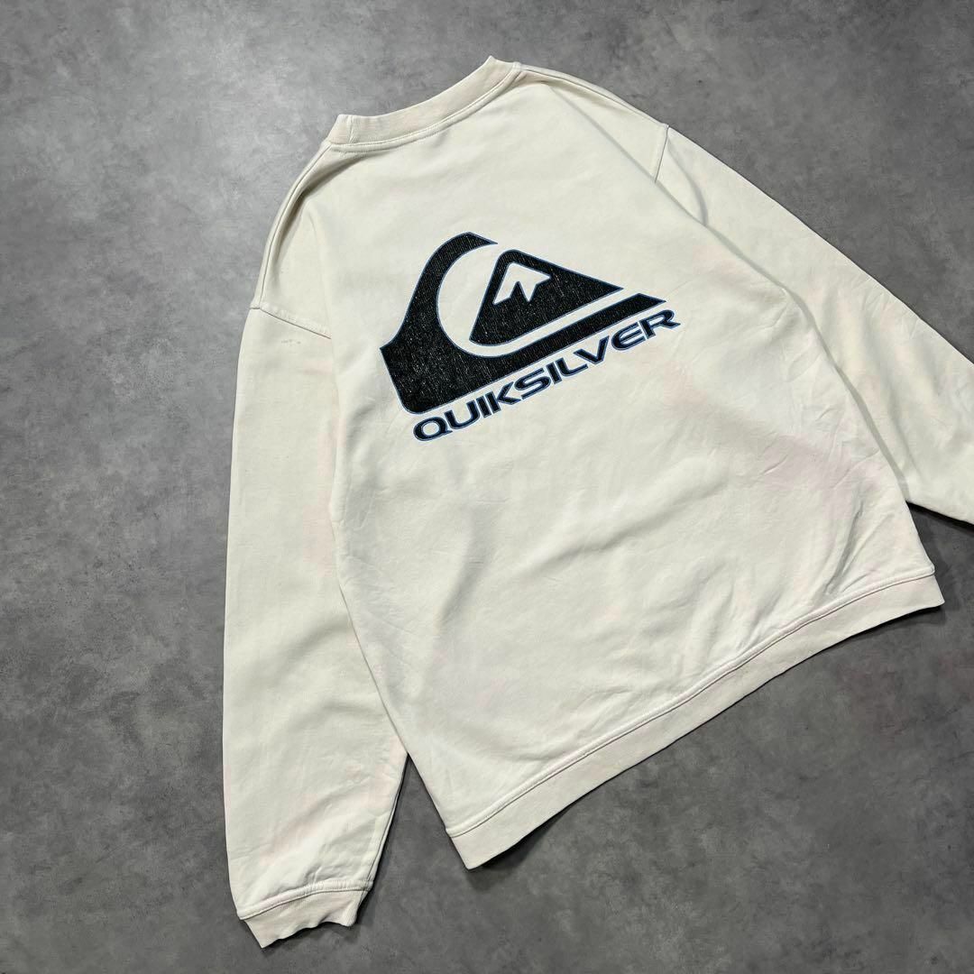 QUIKSILVER(クイックシルバー)の【Quiksilver】クイックシルバー 両面プリント スウェット 90sサーフ メンズのトップス(スウェット)の商品写真