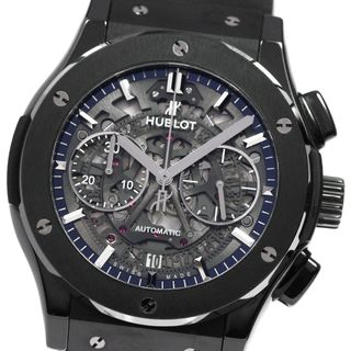 HUBLOT - ウブロ HUBLOT 525.CM.0170.RX クラシックフュージョン アエロ ブラックマジック クロノグラフ 自動巻き メンズ 極美品 保証書付き_813308