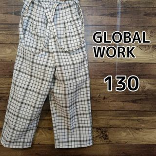 グローバルワーク(GLOBAL WORK)の【GLOBAL WORK】サロペット　サスペンダーパンツ　チェック　130cm(パンツ/スパッツ)