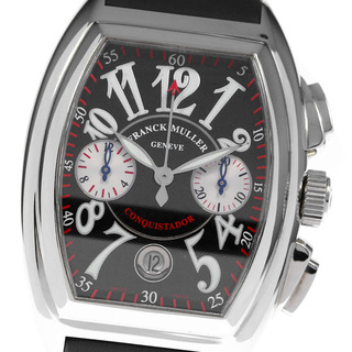 フランクミュラー(FRANCK MULLER)のフランクミュラー FRANCK MULLER 8005CC コンキスタドール デイト 自動巻き メンズ 美品 箱・保証書付き_813321(腕時計(アナログ))