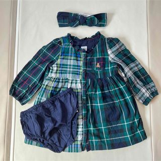 GAP Kids - GAP ギャップ　モクテルプレイド ワンピースセット