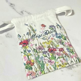 Christian Dior - ★週末限定価格★【新品未使用】超希少！ミスディオール ノベルティ 花柄刺繍 巾着